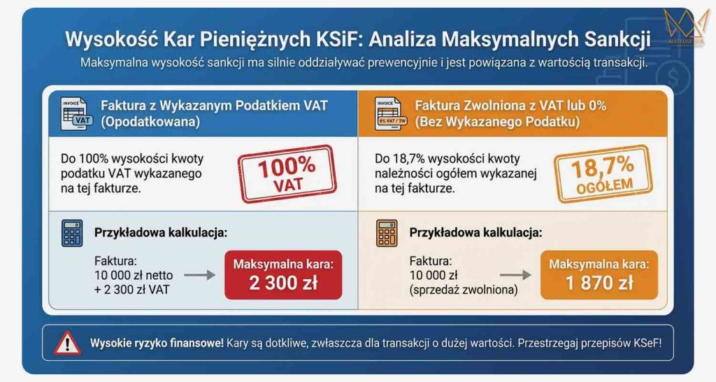 KSeF kwoty Kar za brak faktury w systemie KSeF